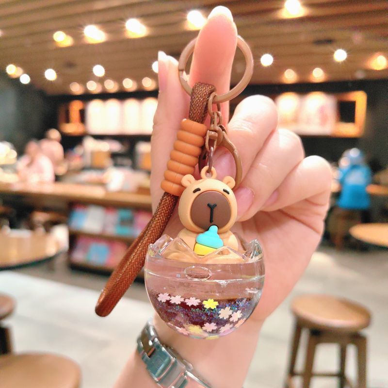 52g Weight Bag Pendant, Keychain Classification 1 Piece Quantity Holiday, Daily Occasion Acrylic Material Cartoon Character Pattern Unisex Gender Cute Style 1 Piece Cute Cartoon Character Acrylic Unisex Bag Pendant Keychain 10