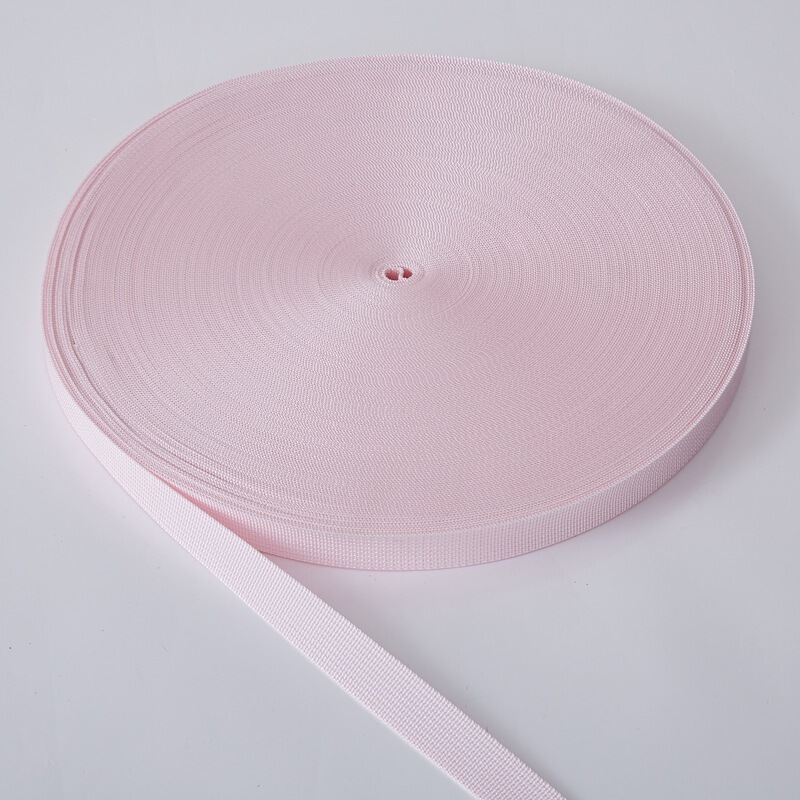 Cross-Border Supply Free Sample Colorful Pp Polypropylene 600D Webbing Accessories Thickened Encrypted American Pattern Webbing