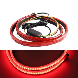 For car rear gear multi-mode High-position brake light bar led turn signal streamer horse tail light 1m