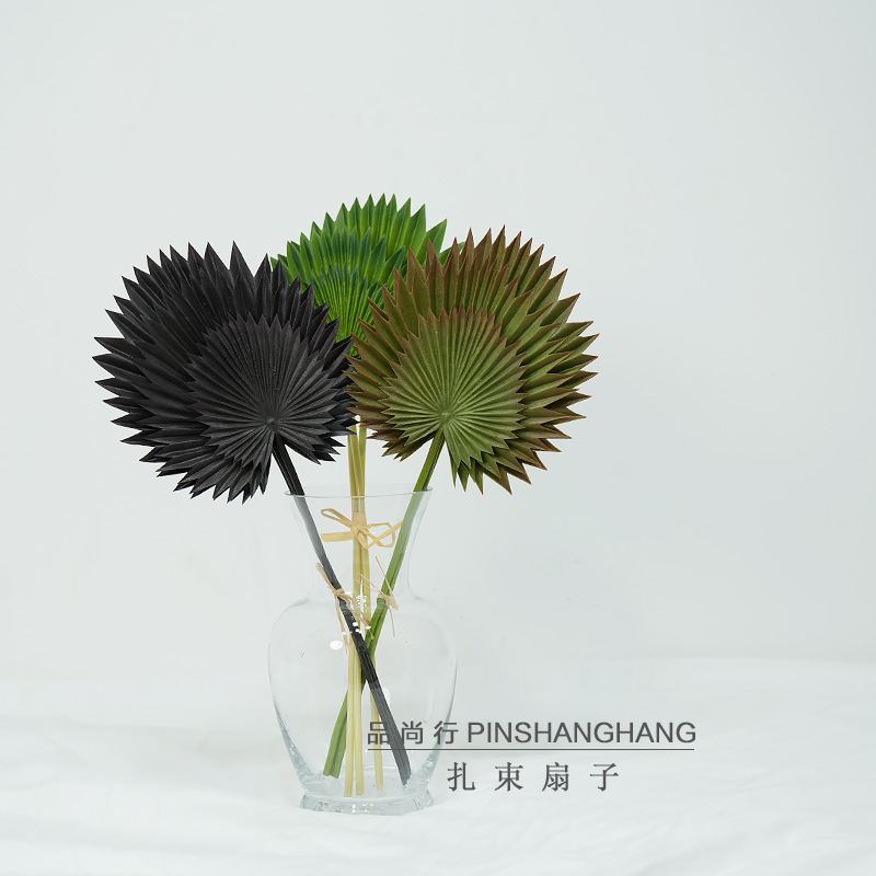 PU tie bunch sunflower leaf fan leaf palm leaf pu leaf Nordic INS…
