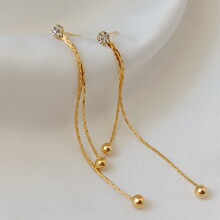 ��ɫ���14K�~������ʯ���������L�����K���yS925���DIY���