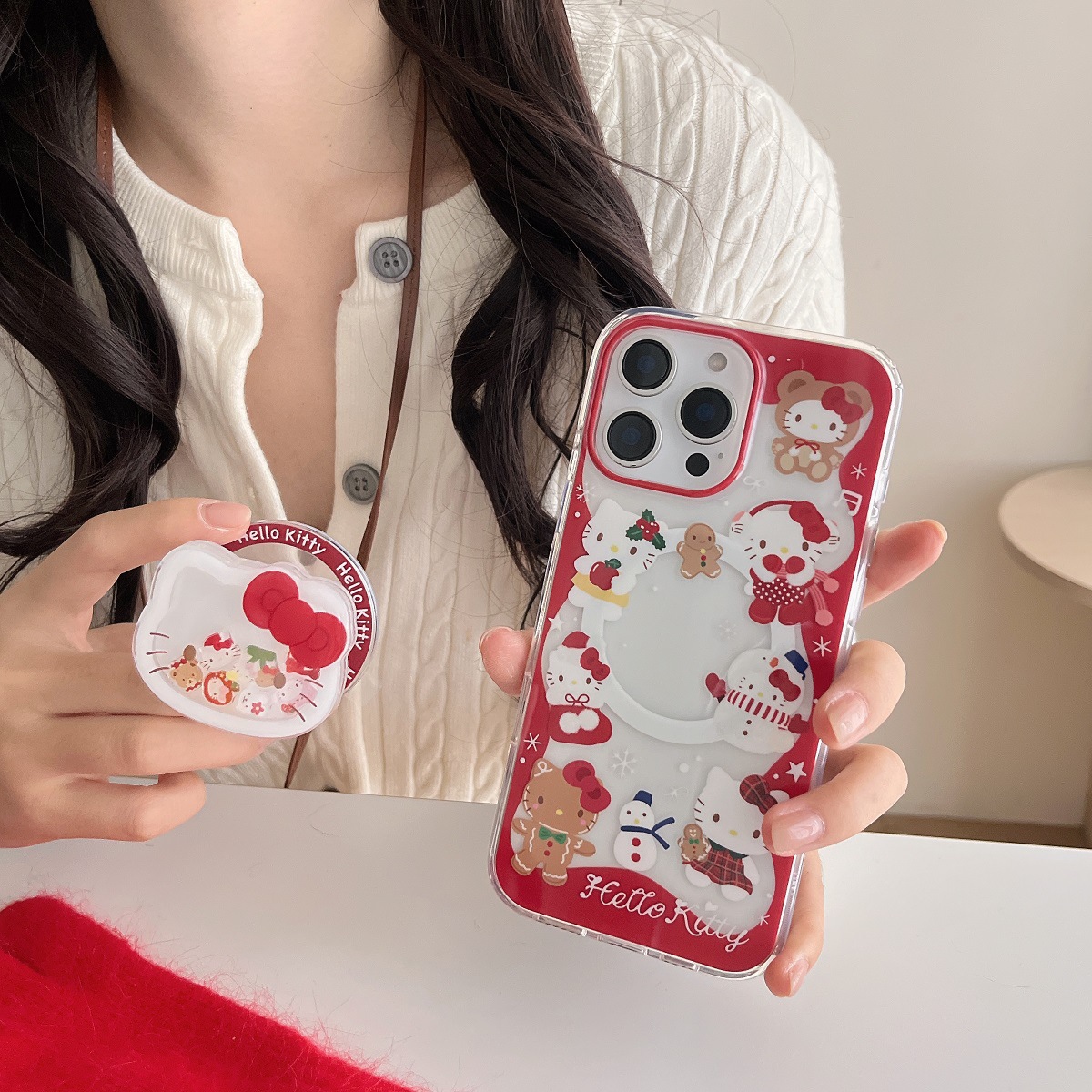 Navidad ins Gingerbread Man kt Funda para teléfono iphone15 16ProMax Apple 14 Shake Music 13 Femenino 16P