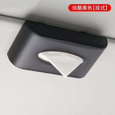 Box Hanging Sunroof Napkin — Car tissue box/set - cool-black-hanging-style