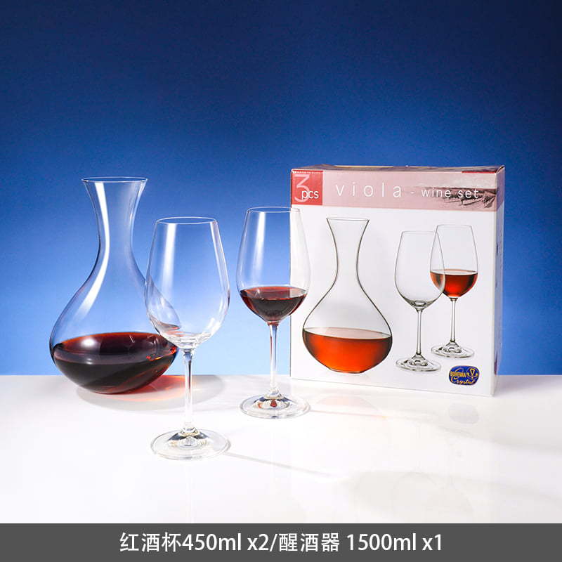 Caja de regalo de tazas de cristal de importación checa, tazas de vino caseras, tazas de alto pie, tazas de vino, juegos al por mayor image 8