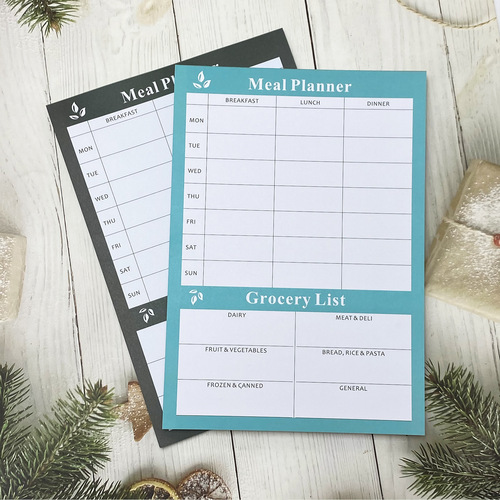 Amazon Daily Planner Meal Planner Weekly Meal Notepad Grocery Shopping List Planner