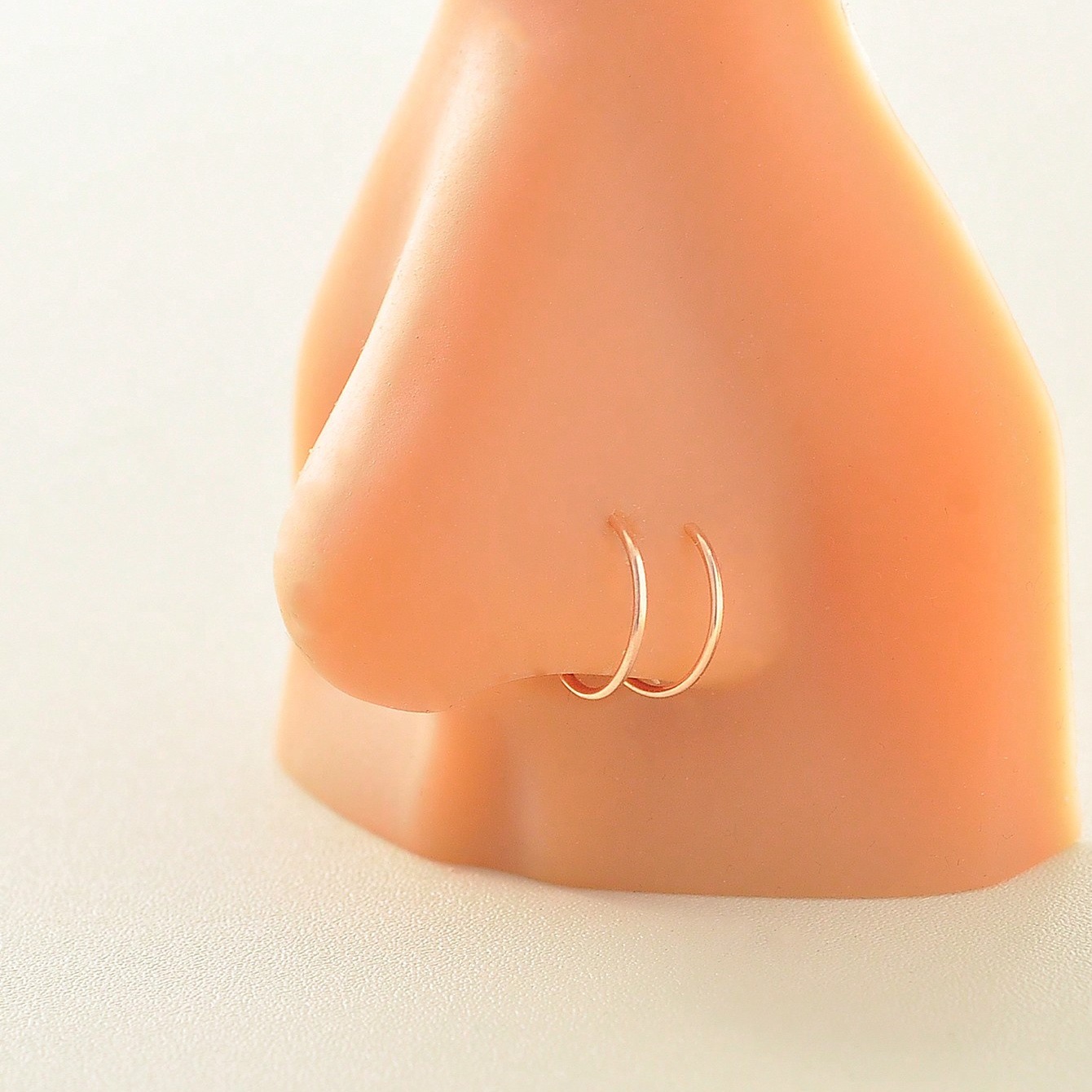 Nasenpiercing U-förmiger Geometrischer Ring Aus Edler Legierung_voghion.com