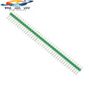 Color exclusive needle 2.54 spacing 1*40P single -row needle single row of straight needle green/white/red/blue/black