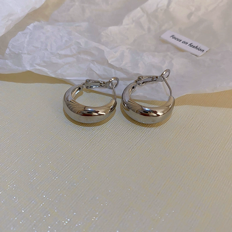 Серебряная игла, циркон, серебряные серьги, широкий цветовой диапазон, простой и элегантный дизайн