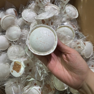 PU Slow Rebound Simulation Round Paper Cup Sticky Cake Food Sticky Model Decompression Food Play Toys Stall Students