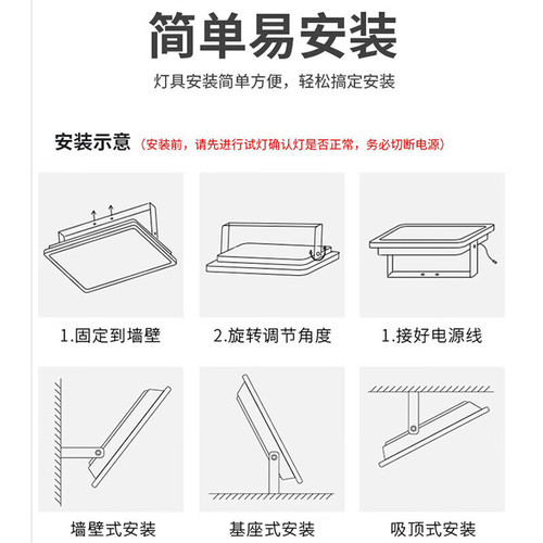 FSL佛山照明LED泛光灯室外庭院广告投光灯仓库照明泛光灯工程批发