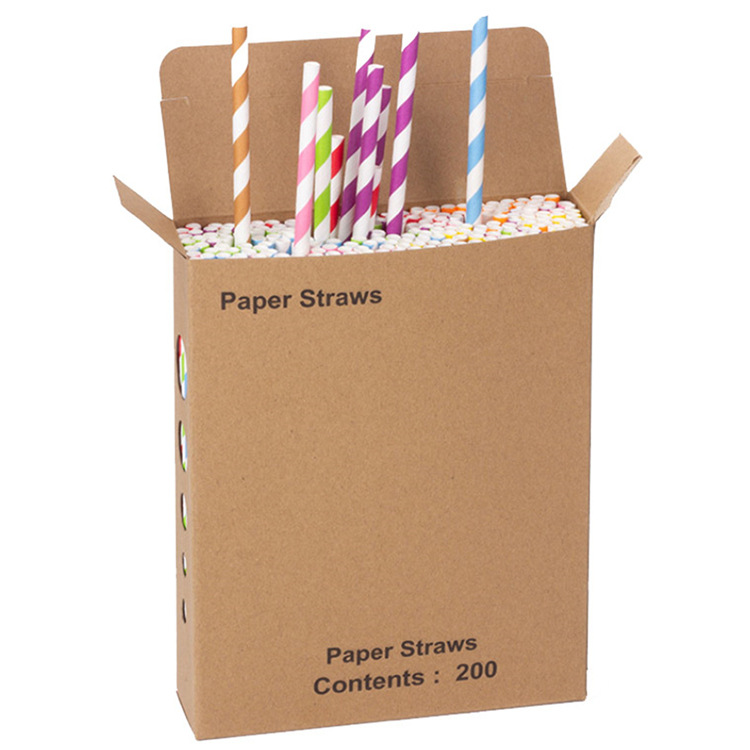 纸盒批发 白卡牛皮纸包装盒 白盒 棕色纸盒 通用吸管300g牛皮纸盒