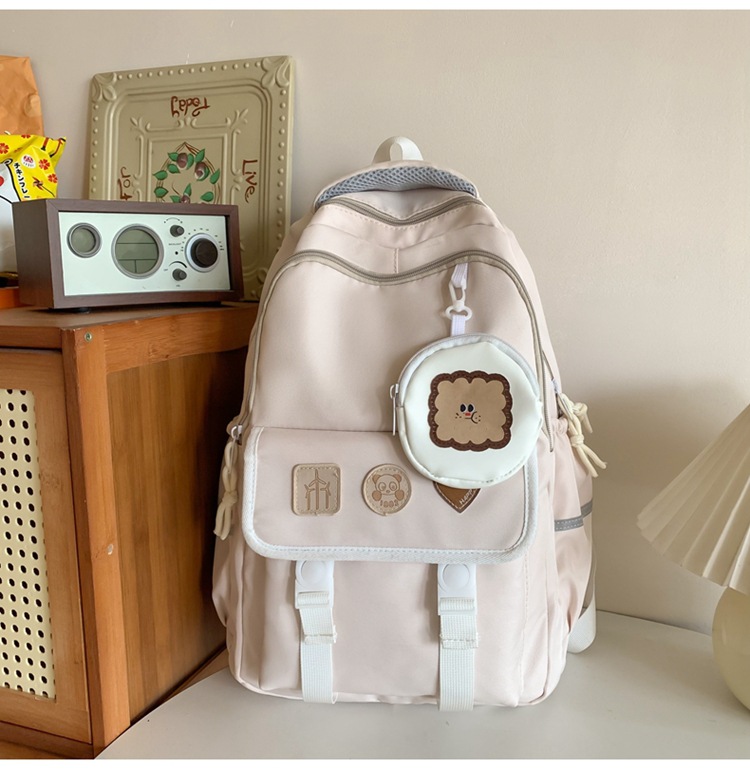 Kids Backpacks New Junior High School High School School Pink Girl Junior High School High School Student Backpack_voghion.com