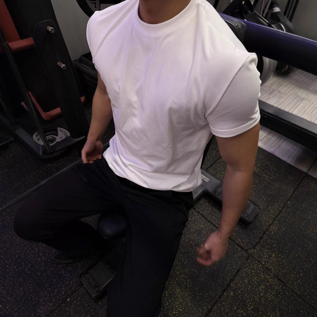 AUTICUP 7A Antibakterielle Schwarze Technologie Kurzarm Kühles, Feuchtigkeitsableitendes, Verbesserndes Basisshirt Sport Fitness Einfach_voghion.com