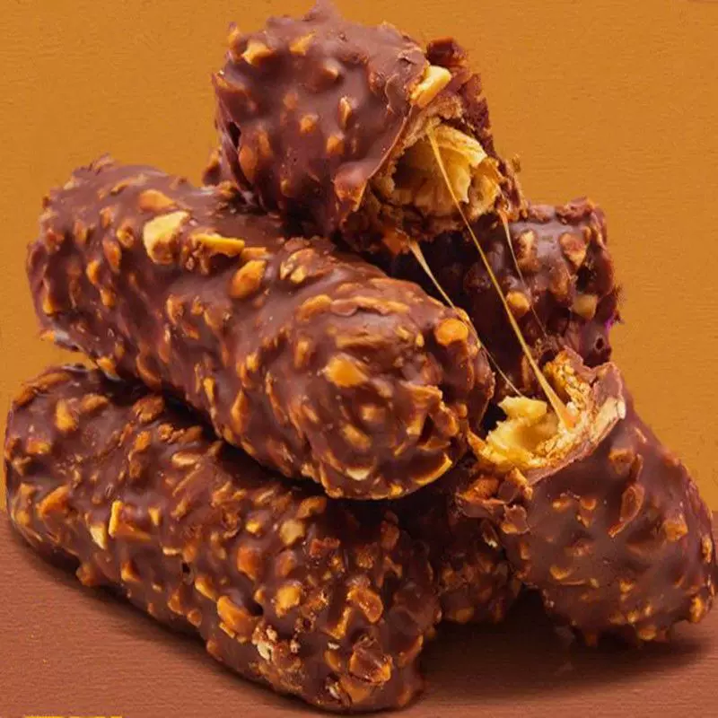 巧克力棒长条巧克力牛奶夹心米果威化棒散装办公室休闲小零食30根