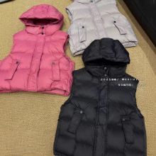儿童羽绒马甲90白鸭绒2025秋冬季新款童装男女大童羽绒背心衣服装