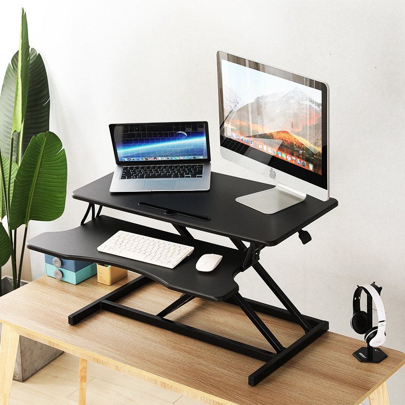 Wholesale and retail standing desk stand lifting computer desk notebook desktop mobile folding workbench