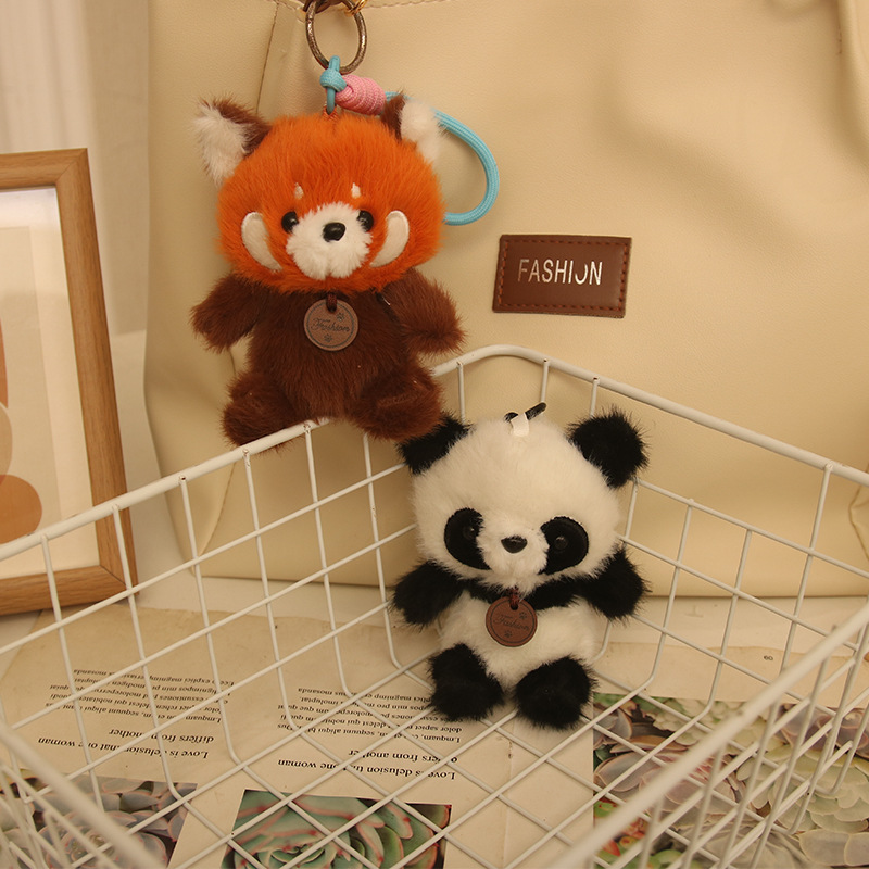 Xiangdun Dun Paradise ペンダントぬいぐるみ人形シミュレーション動物人形子供用バッグキーホルダー布人形|undefined