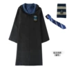 3-piece set of raven~magic robe + tie + scarf