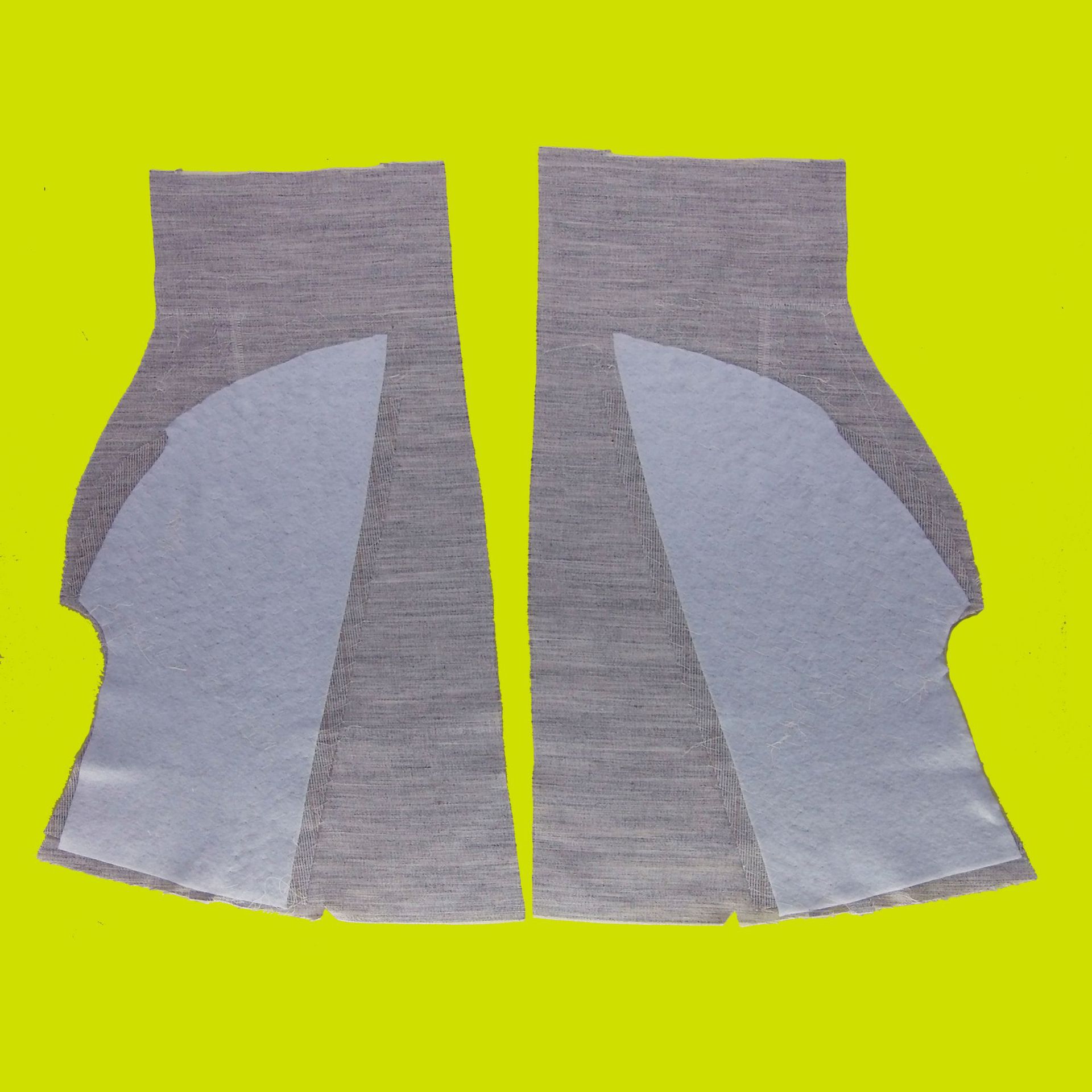 专业生产西装衬料 西装挺胸衬 黑炭衬片 大身胸衬 胸片 袖笼