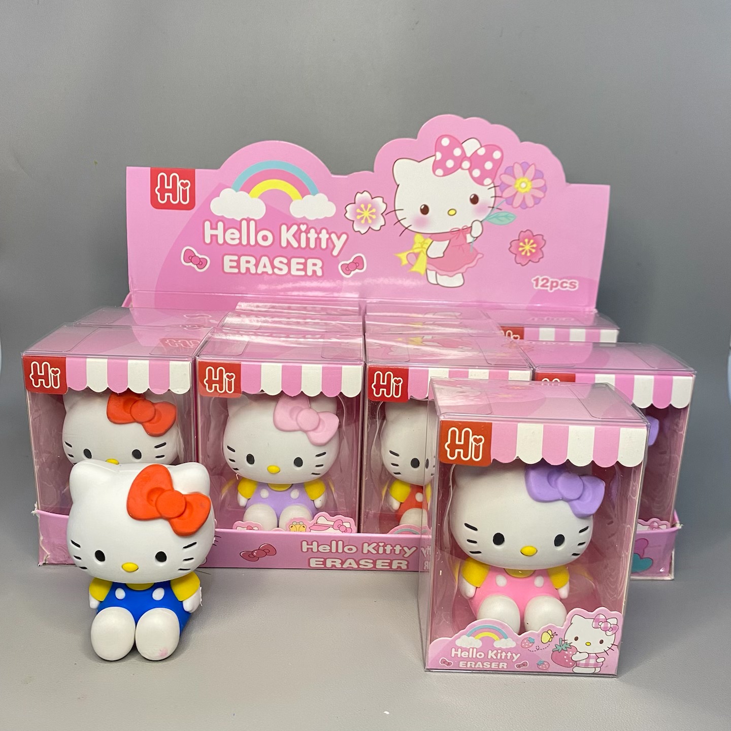 Nuevos productos transfronterizos explosivos de gran tamaño Hello Kitty Doll Borrador hecho a mano Limpio y no tóxico Corazón de niña Regalo lindo