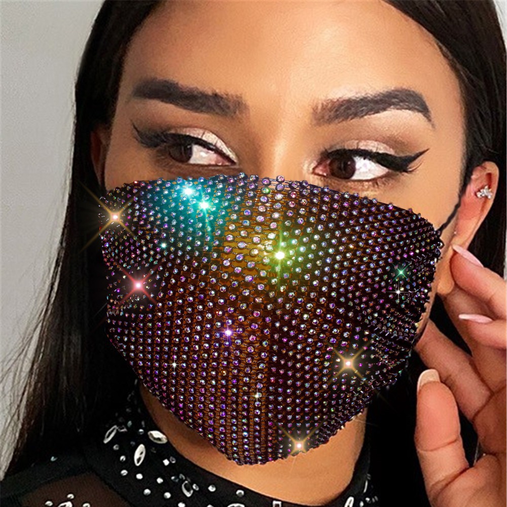 Masque en maille scintillante pour femme, très populaire en 2024, Z1207_voghion.com