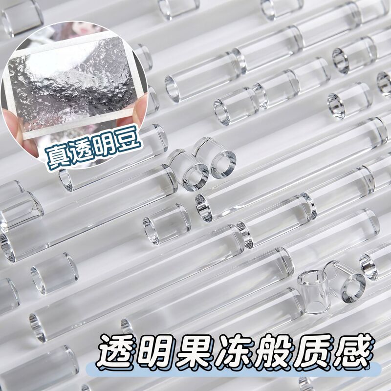 Handmade High-Transparency Perler Beads, True Transparent Color 2.6mm Fusion Beads, High-Quality Perler Beads Refill Pack, High Consumption Transparent Ice Cubes Handmade High-Transparency Perler Beads, True Transparent Color 2.6mm Fusion Beads, High-Quality Perler Beads Refill Pack, High Consumption Transparent Ice Cubes