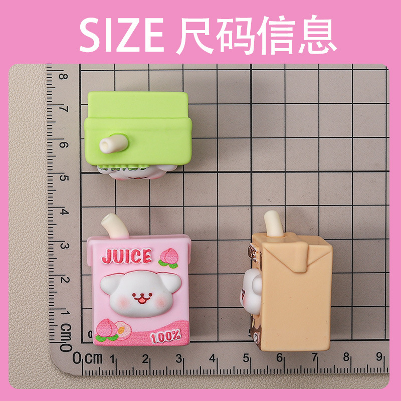感触ペイントライン子犬ドリンクカップかわいい diy ジュエリーペンダントキーホルダー人形装飾品デスクトップ装飾|undefined