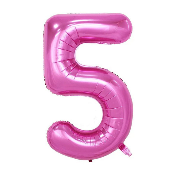 digital golden blue fuchsia balloon
