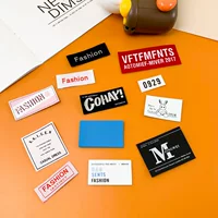 Фабрика трехмерная Печать Модные письма аксессуары для одежды Одежда Сумки Обувь шляпы патч саржевая ткань тянуть целлюлоза товарный знак