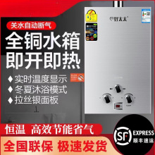 家用浴室燃气热水器7-16升煤气罐液化气电池天然气强排既热式