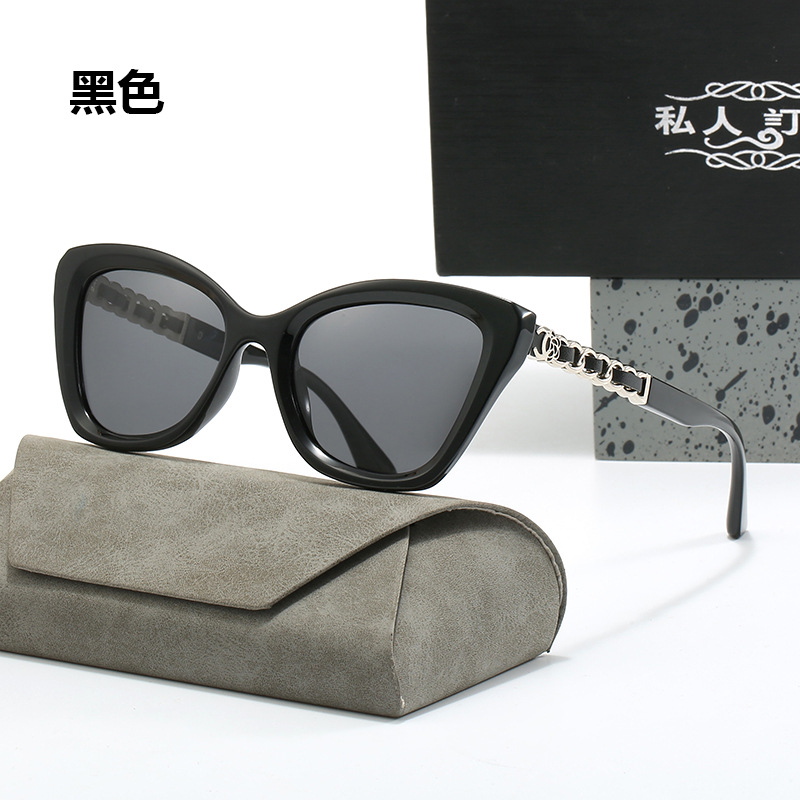 (Cross-border trading), brand retro glasses solar-powered, UV protection, European style, high-quality style