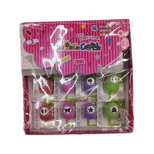 Children's Medium Flower Maker, Various Fun Patterns, Labor-Saving Embossing Device, DIY Creative Color Box