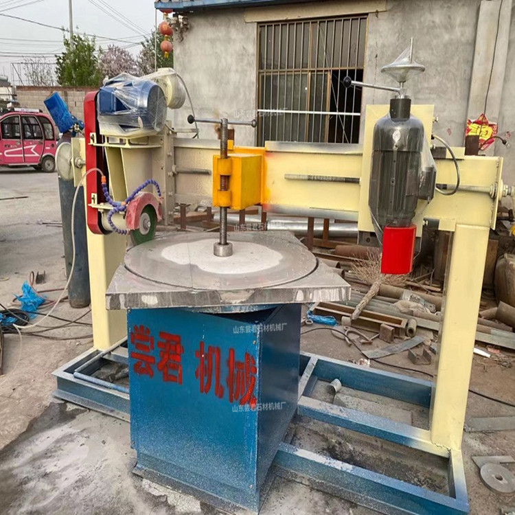 岩板切圆机大理石人造石切圆磨边一体机KS-1200圆形石材圆桌设备