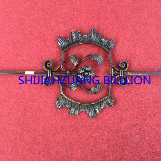 荐 厂家供应铁艺梯花 梯杆  铁艺大门楼梯围栏栏杆 配件装饰组合