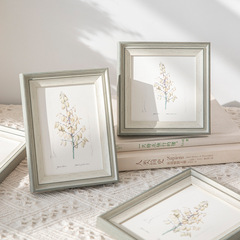 Simple square resin photo frame setting table 6 inches 7 inches 8 inches 10 inches plus printing children's photo frame photo frame wholesale