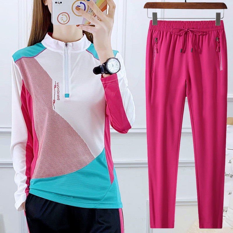 Travel quick dry silk summer sports suit, sports jacket for leisure, 3v, sun protection, for running 3