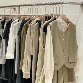 杭州四季青春秋装撤柜品牌折扣女装连衣裙上衣外套女尾货服装批发