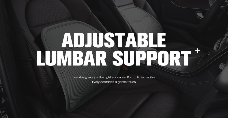 Four-Season Breathable Sandwich Air Layer Car Lumbar Support Cushion Office Chair Backrest Wholesale Comfortable