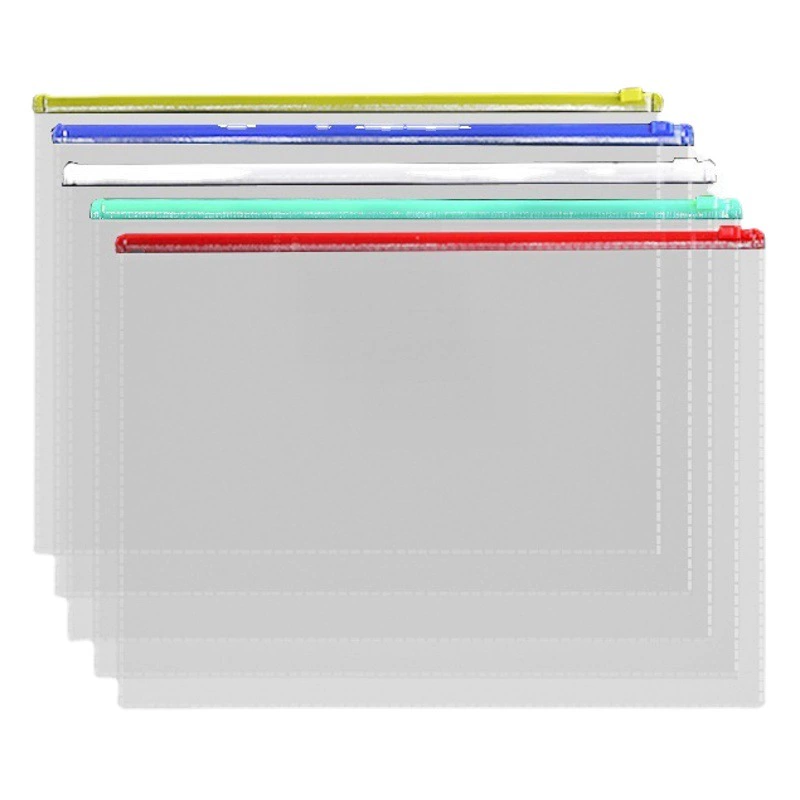 Документ Прозрачный Край Файл Информационный Пакет Пластиковая Сумка Для Хранения Канцелярские Товары Студент Водонепроницаемый Канцелярские Товары Оптовая