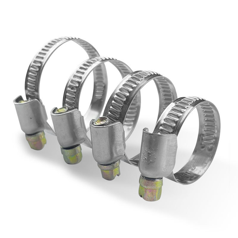 Fuertes abrazaderas de garganta de acero inoxidable alemán abrazaderas de tubería de gas de medio acero tornillo de tubería de agua abrazaderas de abrazadera de automóvil
