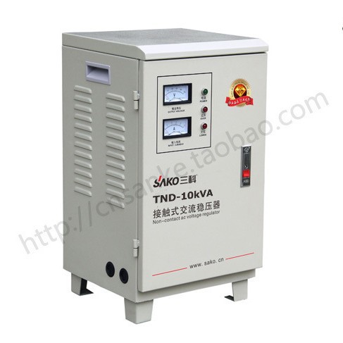 三科TND-10KVA空调稳压器 单相10000W家用全自动交流稳压电源220V