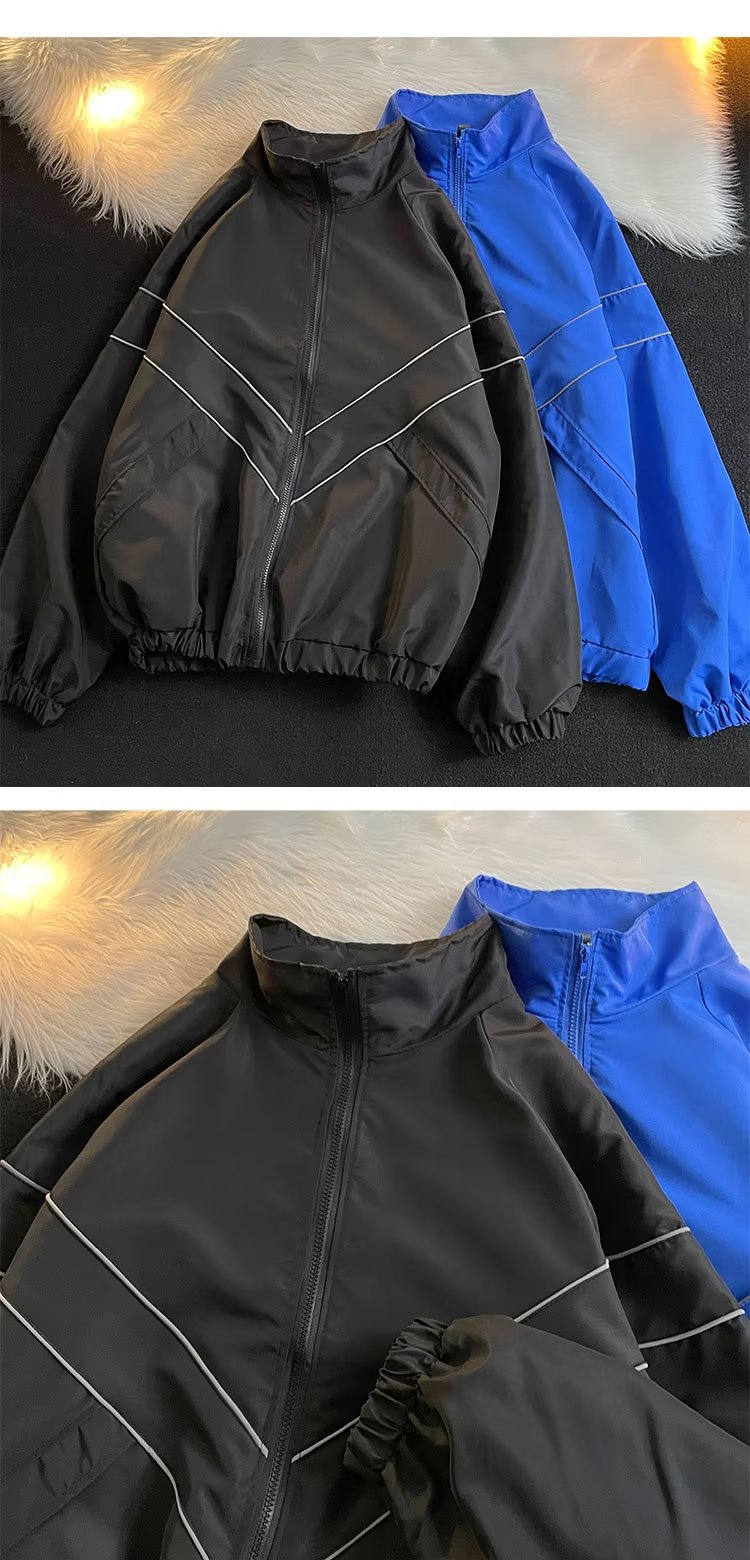 Reflektierende Funktionsjacke Windbreaker Für Damen Und Herren_voghion.com