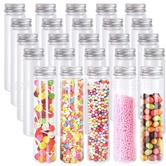 PET透明丸底試験管ボトル 食品グレード密封プラスチックボトル 80ml ロゴ印刷可能 企業専用 厚型耐性