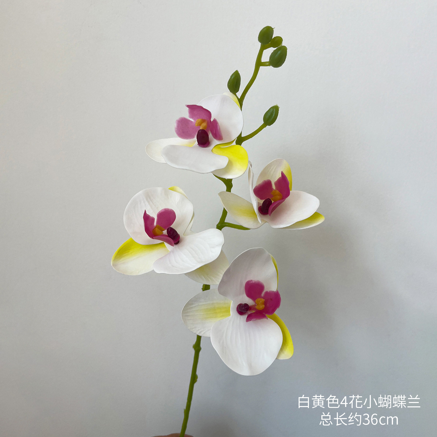 Material de flor de boda blanco brumoso artificial Misty Wedding Hall decoración camino plomo arreglo de flores techo flor artificial Flor de plástico