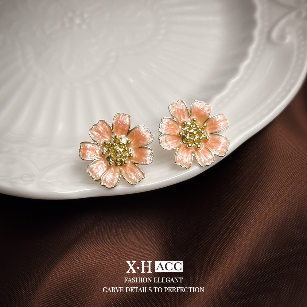 fashionable fresh cute earrings