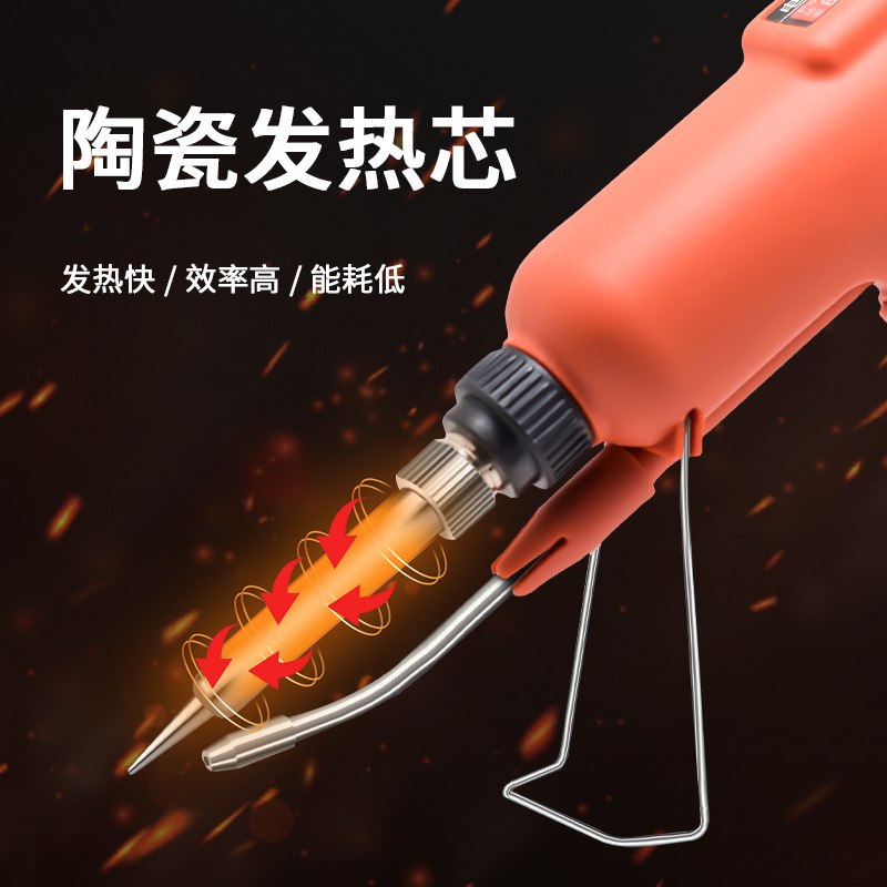 Pistola de soldadura eléctrica ligera herramienta de soldadura pistola de alimentación de estaño eléctrica portátil máquina de punto de estaño 80w