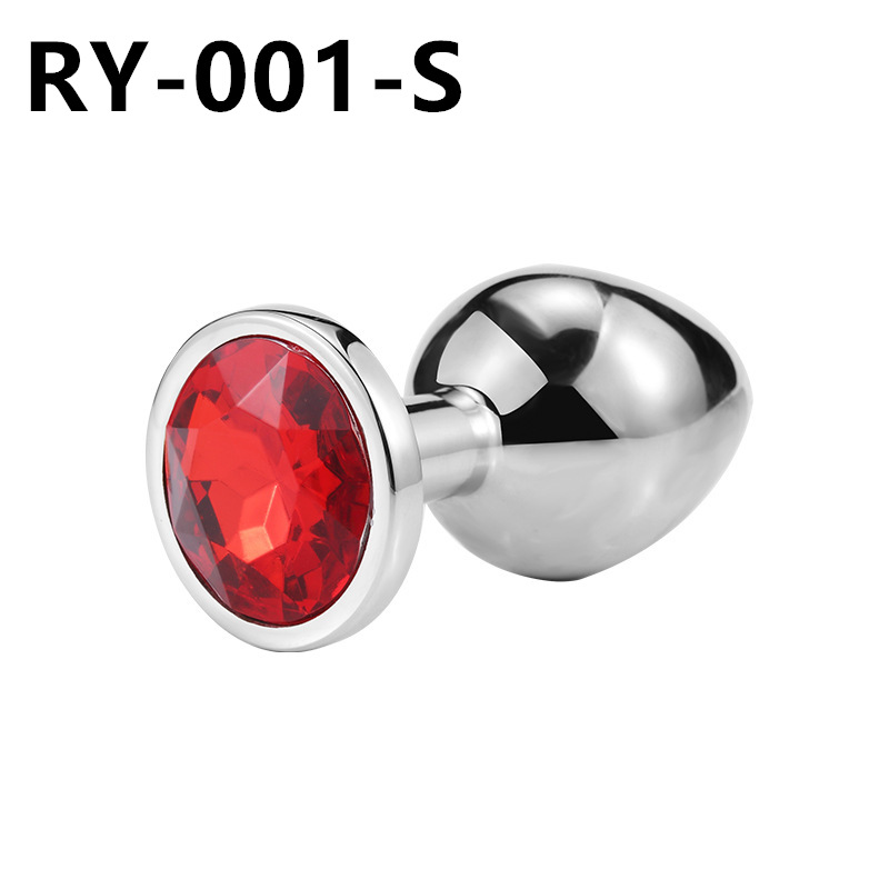 Volver corte metal anal plug adulto hombres y mujeres SM compartir masturbación clímax sexy anal plug adulto suministros pequeño mediano grande