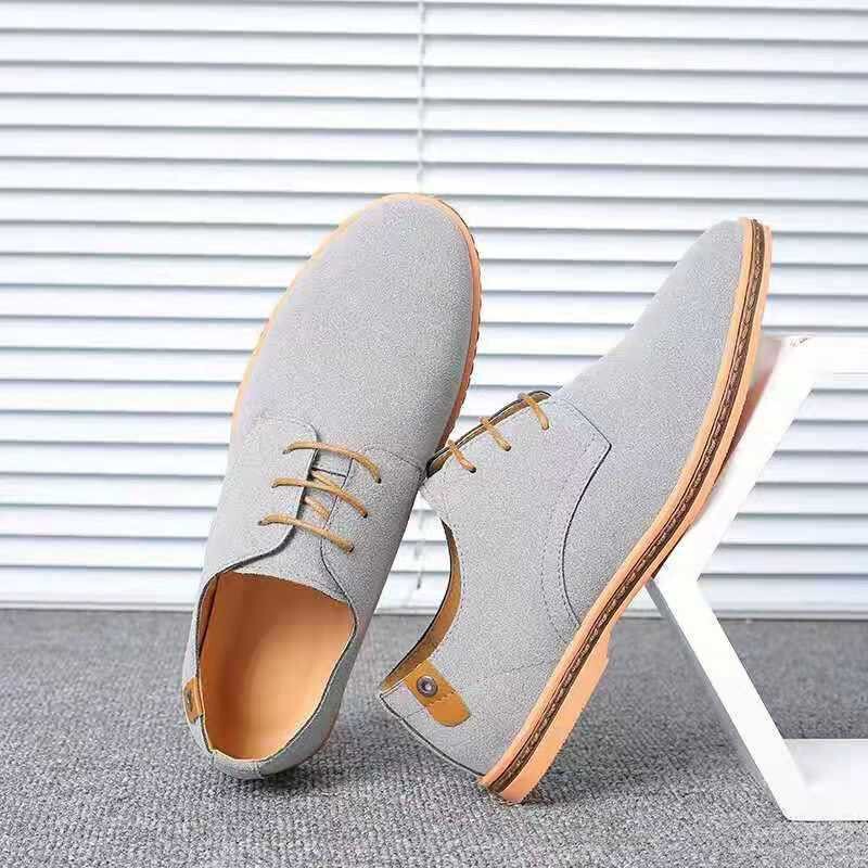 Autumn Men's Sneakers, Suede Leather Shoes, British Style, Men's Shoes, Large Size Business Casual Shoes, Trendy, Ready for Delivery Autumn Men's Sneakers, Suede Leather Shoes, British Style, Men's Shoes, Large Size Business Casual Shoes, Trendy, Ready for Delivery