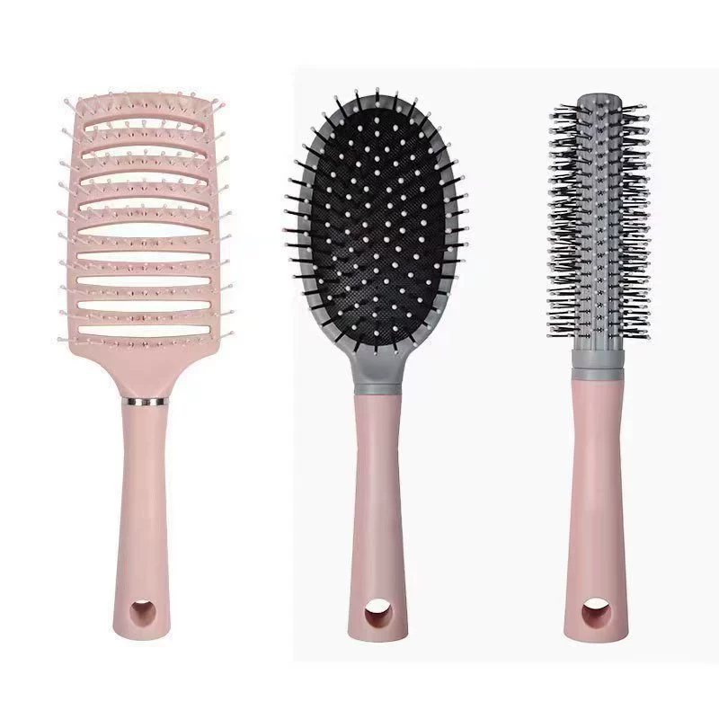 Air bag, soft heel, curly handheld massager, brush
