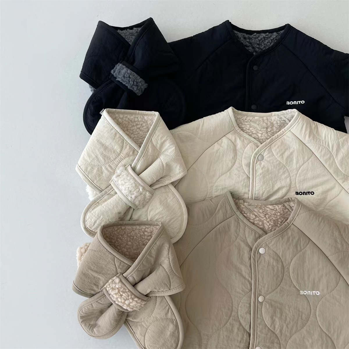 Nueva ropa de bebé niños y niñas bebé Cachemira ropa acolchada de algodón recién nacido mameluco acolchado otoño e invierno cálido ropa de algodón acolchado
